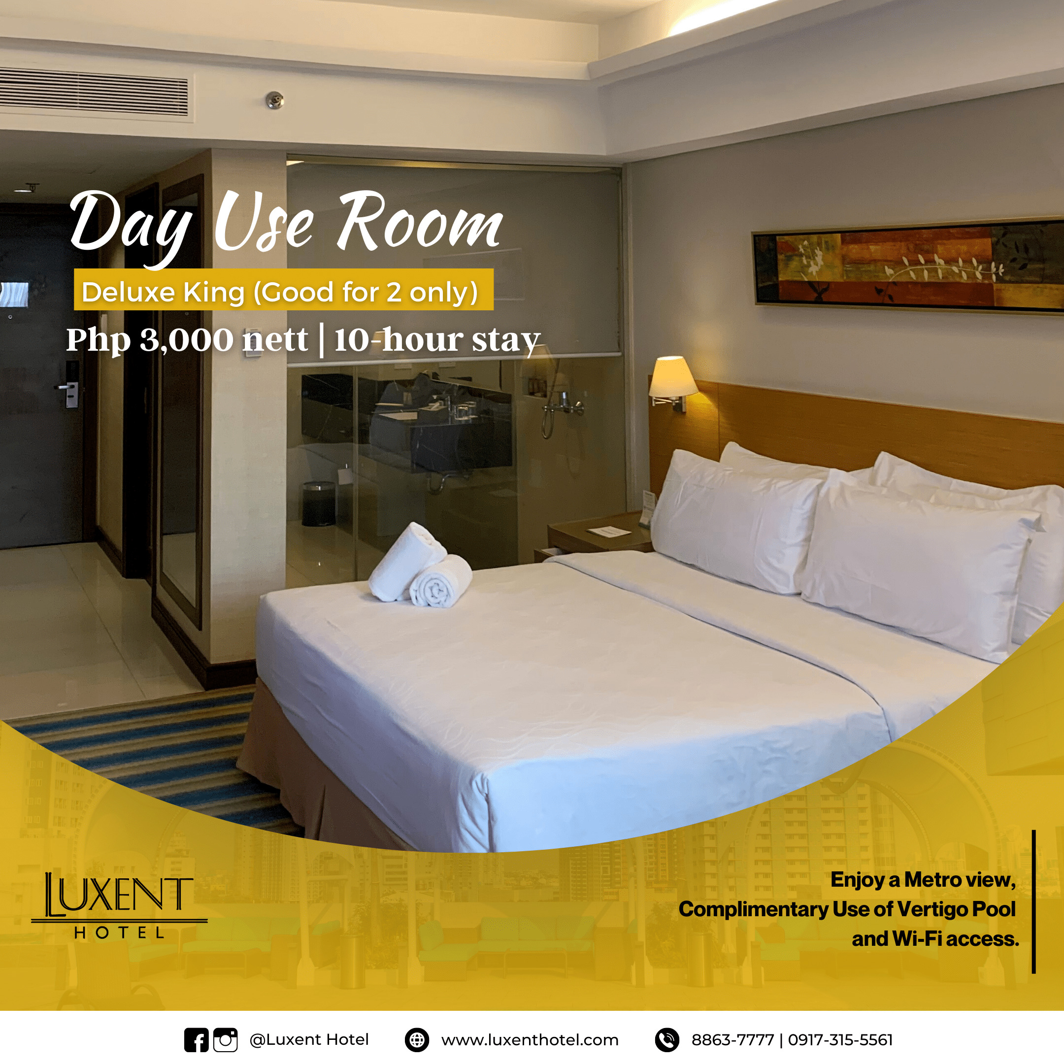 Promos | Hotel in Quezon City, Manila Philippines | Luxent Hotel